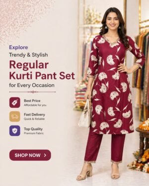 KURTI PANT PLAZOO SET